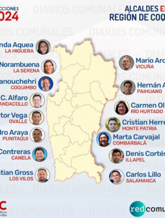 resultados alcalde de la serena, coquimbo, ovalle, la higuera, vicuña, andacollo