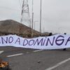 no a dominga protesta ruta 5 la higuera