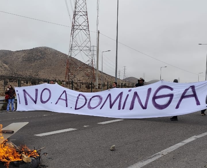 no a dominga protesta ruta 5 la higuera