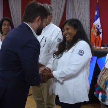 Presidente Boric recibe a los Consejo de Pueblos Atacameños