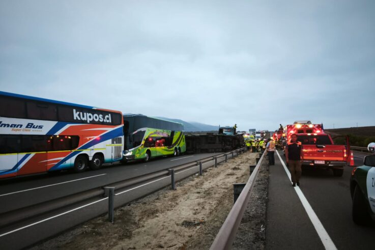 Accidente Coquimbo Ruta 5 Norte