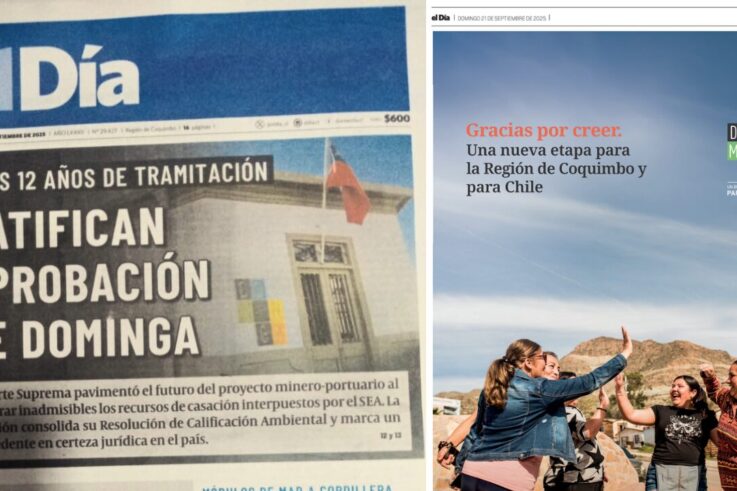 Diario El Día Minera Dominga