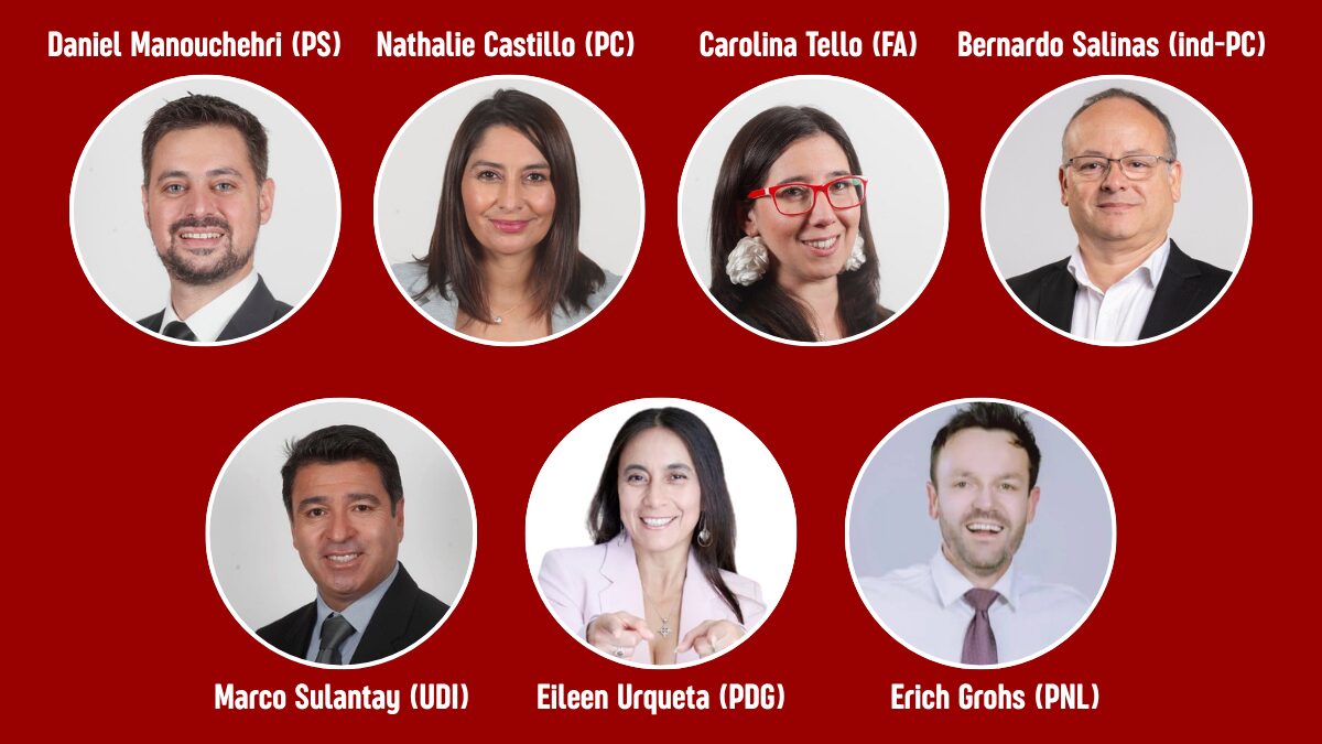 Diputadas y diputados electos en el distrito 5