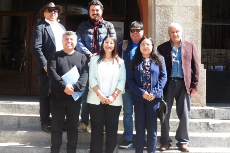 Diputada Castillo y dirigentes